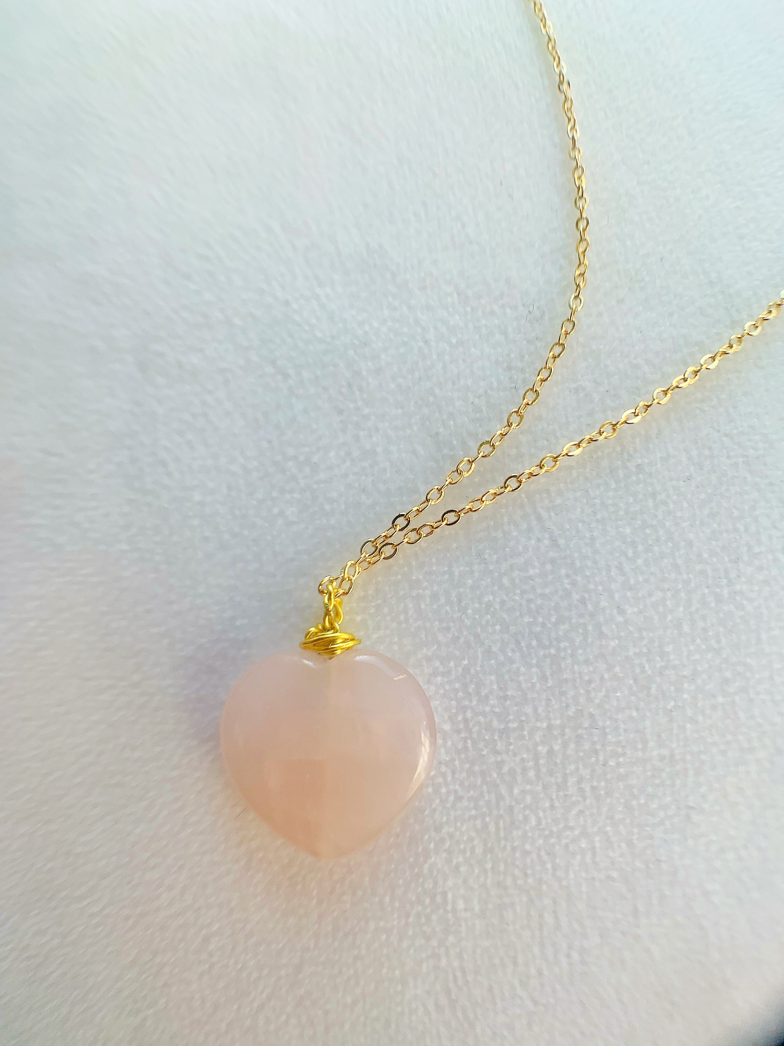 Radiate Love Rose Quartz Necklace